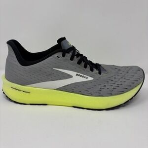 Brooks Hyperion Tempo Mens Size 9.5 Grey Yellow Running Shoes *WORN ONCE*